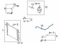 OEM 2021 Hyundai Santa Fe Hose Diagram - 25451-CL000