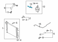 OEM 2021 Hyundai Santa Fe Hose Assembly-Water Diagram - 25450-CL000