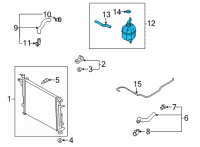OEM 2021 Hyundai Santa Fe Tank Assy-Reservoir Diagram - 25430-CL000