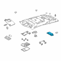 OEM 2020 Lexus RX350 Lamp Assy, Spot Diagram - 81360-0E051-B1