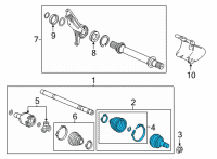 OEM Acura MDX SET Diagram - 44014-TYA-A02