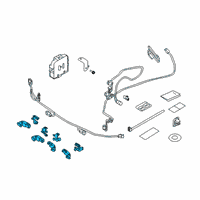 OEM 2021 Honda Clarity Back-Up Sensors Diagram - 08V67-TRT-150K