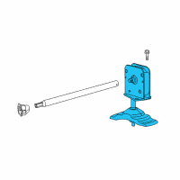 OEM 2020 Ram 3500 WINCH-Spare Tire Carrier Diagram - 68303633AA