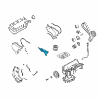 OEM 2002 Chrysler Sebring Cover-Timing Belt Diagram - MR984958