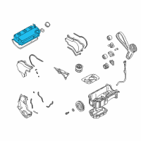 OEM 2001 Chrysler Sebring CVR Pkg-Cylinder Head Diagram - MD371873