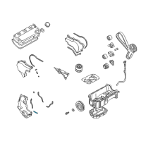 OEM 2004 Chrysler Sebring Gasket-Timing Cover Diagram - MD309020