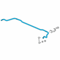 OEM Honda Ridgeline Spring, Rear Stabilizer Diagram - 52300-TJZ-A01