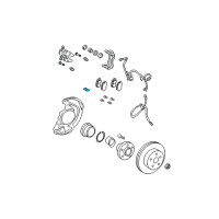 OEM 2006 Lexus RX330 Plate, Pad Support, NO.1(For Front Disc Brake) Diagram - 47716-48120