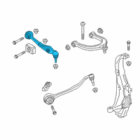 OEM BMW X7 Control Arm With Rubber Bush Diagram - 31-10-6-878-081