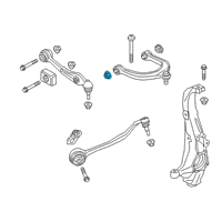 OEM 2014 BMW 535i Combination Nut Diagram - 33-30-6-760-585