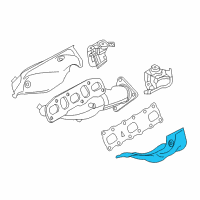 OEM Infiniti Q70L Cover-Manifold F/RH Diagram - 16590-1PM5B