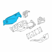 OEM 2014 Nissan 370Z Cover-Exhaust Manifold Diagram - 16590-1PM0A