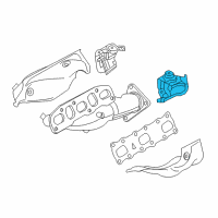 OEM Nissan 370Z Cover-Manifold Front RH Diagram - 16590-1PM3B