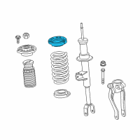 OEM 2018 BMW 650i xDrive Gran Coupe Upper Spring Pad Diagram - 31-30-6-862-569