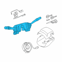 OEM Lexus LS430 Switch Assy, Turn Signal Diagram - 84310-50470