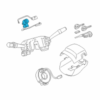 OEM Lexus LS430 Switch Assy, Ignition Or Starter Diagram - 84450-50040