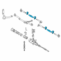 OEM GMC Caballero Adjuster Kit, Steering Linkage Tie Rod Diagram - 26041272