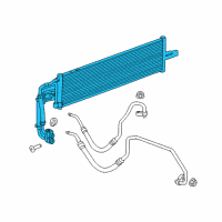 OEM 2017 Chevrolet Cruze Transmission Cooler Diagram - 39021417