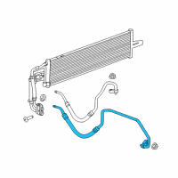 OEM 2019 Chevrolet Cruze Outlet Hose Diagram - 13388809