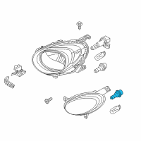 OEM 2017 Jeep Renegade Bulb Diagram - 68093597AA