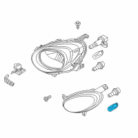 OEM 2018 Ram ProMaster City Bulb Diagram - 68093596AA