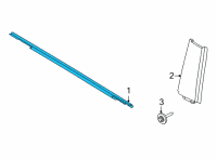 OEM 2022 Ford Bronco WEATHERSTRIP ASY - DOOR WINDOW Diagram - M2DZ-9821452-A