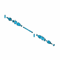 OEM Nissan Rogue Sport Shaft Assy-Rear Drive Diagram - 39600-1HC1C