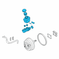 OEM 2010 Nissan GT-R Cylinder Assy-Brake Master Diagram - D6010-JF10B