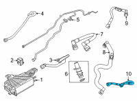 OEM 2020 Ford Police Interceptor Utility Lower Oxygen Sensor Diagram - L1MZ-9F472-B