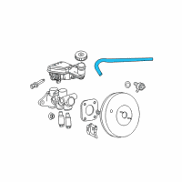 OEM 2012 Jeep Compass Hose-Brake Booster Vacuum Diagram - 5105153AK