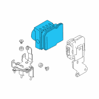 OEM 2017 Infiniti Q60 Actuator & Ecu Assy-Antiskid Diagram - 47660-5CA1A