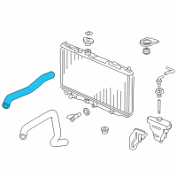 OEM 2005 Honda Accord Hose, Water (Upper) Diagram - 19501-RCJ-A00