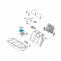 OEM 2011 Lincoln MKZ Cup Holder Diagram - AE5Z-5413562-AB