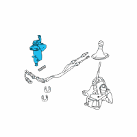 OEM 2011 Ford Escape Gear Shift Assembly Diagram - 6L8Z-7F116-AA