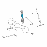 OEM 2003 Toyota Land Cruiser Damper Diagram - 48313-60010