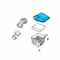 OEM Dodge Ram 2500 Cover-Air Cleaner Diagram - 53034070AE