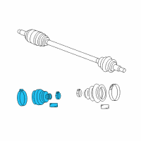 OEM 2005 Chrysler Town & Country Boot Kit-Half Shaft Diagram - 4797700