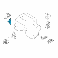 OEM Nissan Murano Engine Mounting Bracket Diagram - 11231-CA00A