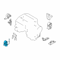 OEM 2004 Nissan Murano Engine Mounting Insulator Assembly, Front Diagram - 11270-CN20B