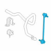 OEM 2005 Toyota Sienna Stabilizer Link Diagram - 48820-08020