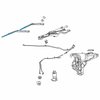 OEM 2007 Chrysler Aspen Blade-Front WIPER Diagram - 5135561AA