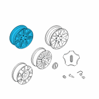 OEM 2007 Lincoln Mark LT Wheel Diagram - 7L3Z-1007-J