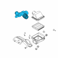 OEM 2015 Ford F-150 Inlet Tube Diagram - FL3Z-9B659-A