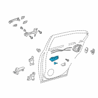 OEM 2014 Lexus GS350 Rear Door Inside Handle Sub-Assembly, Right Diagram - 69270-30030-C0