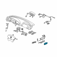 OEM Acura CL Sensor, Side SRS Diagram - 77970-S3M-A81