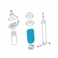 OEM 2021 BMW 230i xDrive Rear Coil Spring Diagram - 33-53-6-851-723