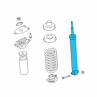 OEM 2018 BMW 230i xDrive Rear Shock Absorber Diagram - 33-52-6-873-727