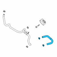 OEM 2020 Ford Explorer Outlet Hose Diagram - L1MZ-8N021-B