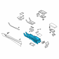 OEM 2017 Ford Fusion Console Body Diagram - HS7Z-54045B30-AA