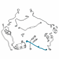 OEM 2018 BMW M550i xDrive Fuel Tank Breather Line Diagram - 13-90-8-601-849